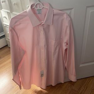 NWT Brooks Brothers Size 17-34 No Iron Dress Shirt